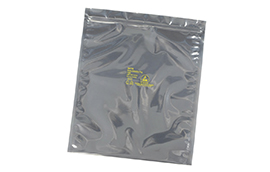 3001216-1000 Series Metal-In Static Shield Bag, Zip, 255mm x 305mm, 100 EA