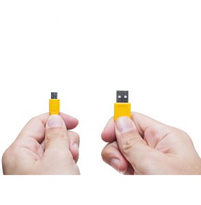 USB and micro USB connections