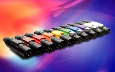 XLR Audio Connector Range with 10 Colour-coded Sleeve Options