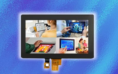High-resolution 8” Displays with or without Capacitive Touch Panel