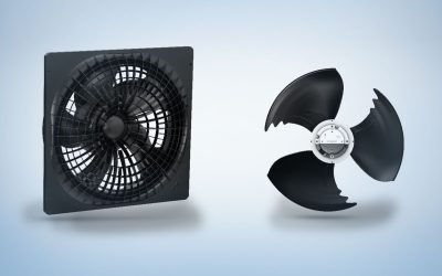 Quiet, Powerful Axial Cooling Fans for Heat Pumps and Condensers