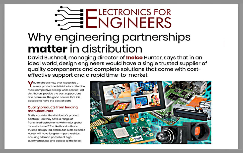 Distribution Article placed in Electronics for Engineers Magazine